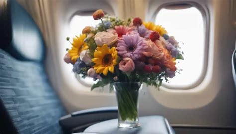 can you bring fresh flowers on a plane?